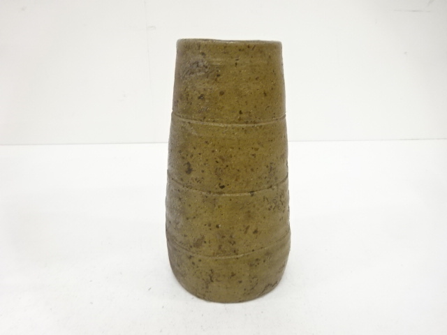  備前焼　人間国宝　伊勢崎淳造　花生